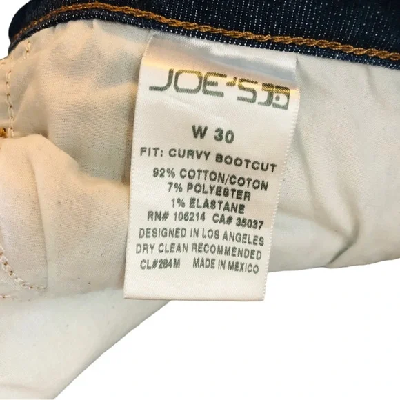 Joe’s Jeans Sz 30 Curvy Boot Cut - Picture 5 of 9
